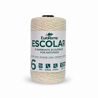 Barbante N6 Cru Rolo 101M - EuroRoma