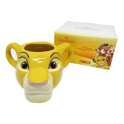 Caneca 3D Rei Leão - Zona Criativa