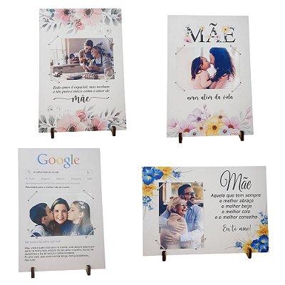 Porta-Retrato MDF Com Elástico Mãe