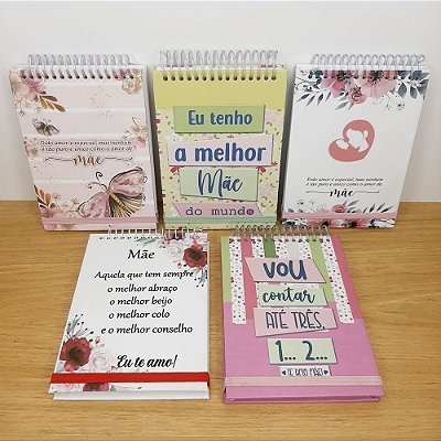 Bloco A6 Liso Personalizado Mãe