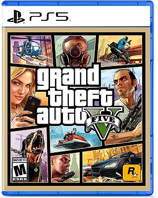 GTA V (Grand Theft Auto V) - PS5 (Mídia Física) - Novo, Lacrado