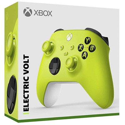 Controle Xbox-Series S, X, One - Electric Volt - Verde, Original Microsoft