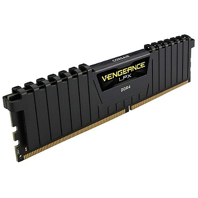 Memória DDR4, 8GB, Corsair Vengeance LPX, 2666MHz