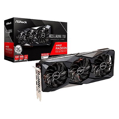 Placa de Vídeo ASRock RX 6700 XT Challenger Pro 12G OC, 16 Gbps, 12GB GDDR6