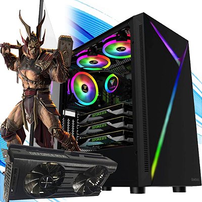 PC Gamer X3, Ryzen 7  5700g, GeForce RTX 3060, 16GB DDR4, 500GB SSD NVMe, Gabinete Lateral de Acrílico