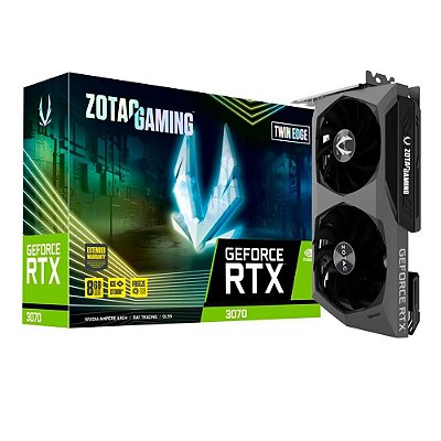 Placa de Vídeo GeForce RTX 3070, 8GB GDDR6, Zotac, NVIDIA