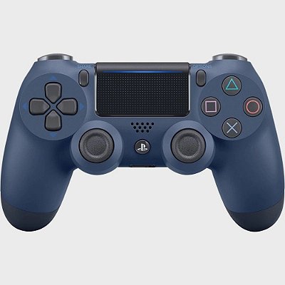 Controle PS4 - Dual Shock 4 - Midnight Blue - Original Sony