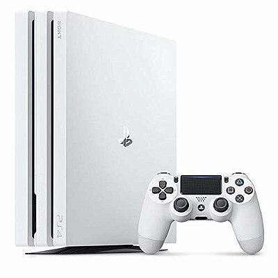 PS4 PRO Branco, 1TB, 4k, Usado, 1 Controle, Sem Jogo