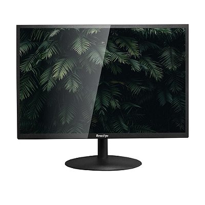 Monitor 19 Pol. HD LED, Widescreen, 5ms, HDMI e VGA, Brazil PC, Ajuste de Ângulo - BPC-19WE02-B