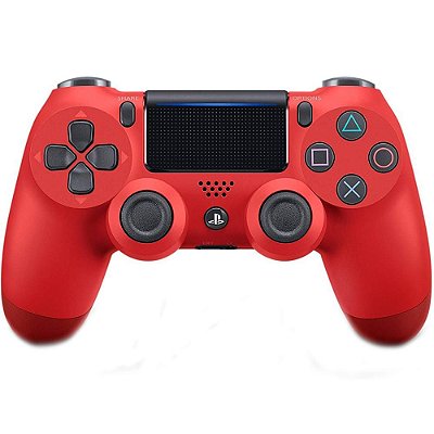 Controle PS4 - Dual Shock 4 - Magma Vermelho - Original Sony