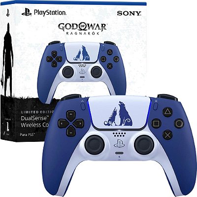Controle PS5 sem fio DualSense Edição Limitada God of War: Ragnarok, para PS5 e PC - CFI-ZCT1WZ1X - Original Sony