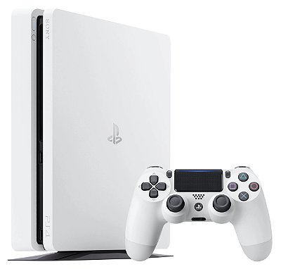 PS4 Slim 1TB Branco - 1 Controle - Sem Jogo