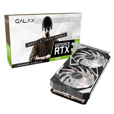 Placa de vídeo GeForce RTX 3050 EX, 8GB, GDDR6, Galax, NVIDIA