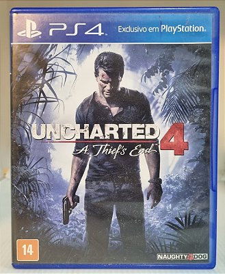 Uncharted 4 A Thief's End - PS4 (Mídia Física) - USADO