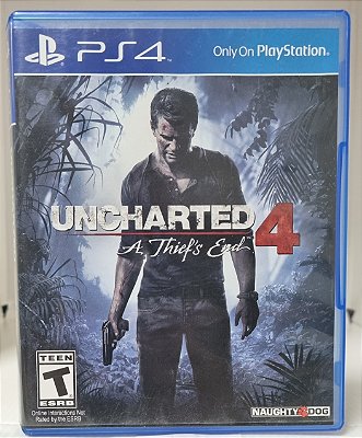Uncharted 4 A Thief's End - PS4 (Mídia Física) - USADO