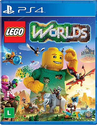 Lego Worlds - PS4 (Mídia Física) - USADO