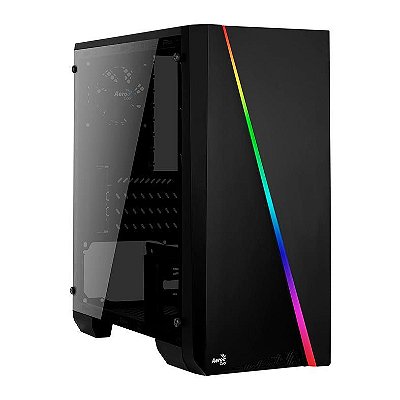 Gabinete Gamer AeroCool Cylon Mini RGB Lateral Acrilico, CYLON-MINI