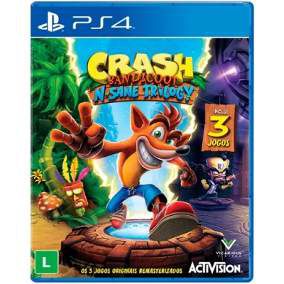 Crash Bandicoot N Sane Trilogy - PS4 (Mídia Física) - USADO