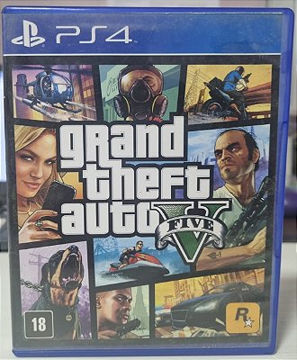 GTA V (Grand Theft Auto V) - PS4 (Mídia Física) - USADO