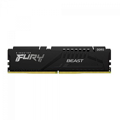 Memória DDR5 Kingston FURY Beast, 16GB, 6000MHz, Black, KF560C40BB-16