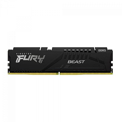 MEMÓRIA DDR5 32GB 5200MHZ FURY BEAST PRETO KF552C40BB-32