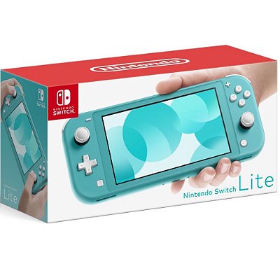 Nintendo Switch LITE, Turquesa, Sem Jogo, SEMINOVO