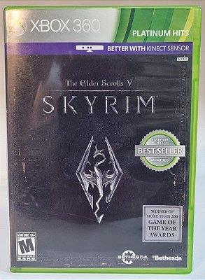 The Elder Scrolls V Skyrim  - Xbox 360 (Mídia Física) - Seminovo