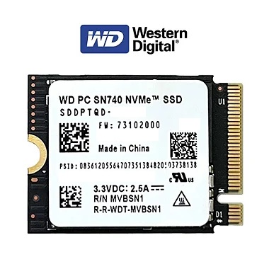 SSD 1TB M.2 NVMe 2230, WD sn740 - (Compatível com Steam Deck e Rog ...