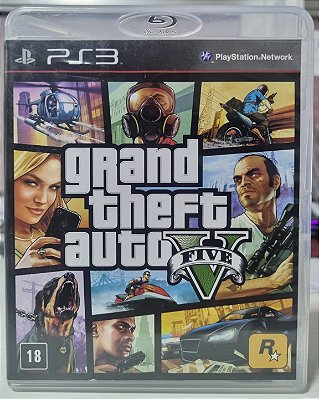 GTA V (Grand Auto Theft V) - PS3 (Mídia Física) - USADO