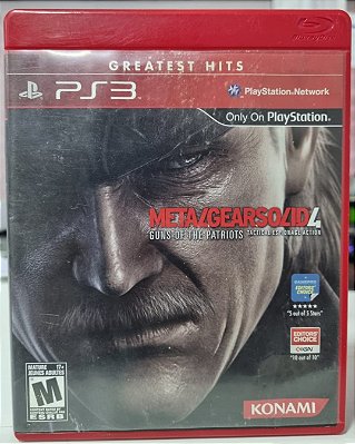 Metal Gear Solid 4 Guns Of The Patriots - PS3 (Mídia Física) - USADO