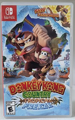 Donkey Kong Country Tropical Freeze - Switch (Mídia Física) - USADO