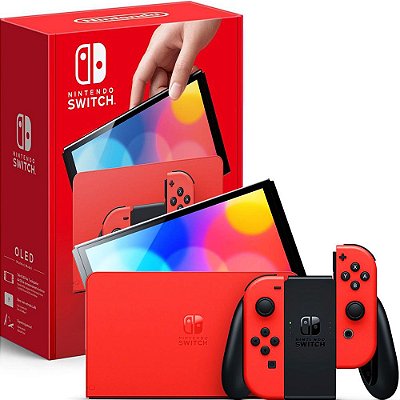 Nintendo Switch OLED, Red Mario Edição Especial