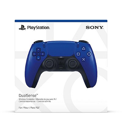 Controle Ps5 sem fio DualSense Cobalt Blue