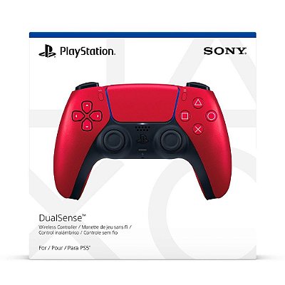 Controle PS5 sem fio  DualSense, Volcanic Red