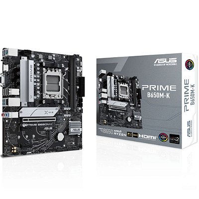 Placa Mãe Asus Prime B650M-K, AM5, DDR5