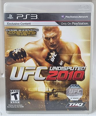UFC Undisputed 2010 - PS3 (Mídia Física) - USADO