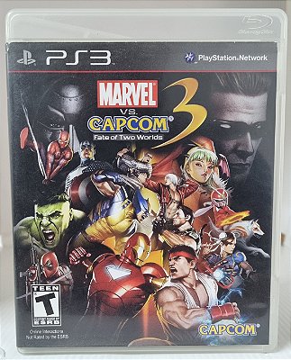 Marvel Vs Capcom 3 Fate Of Two Worlds - PS3 (Mídia Física) - USADO