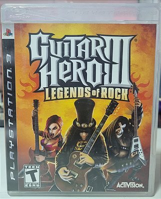 Guitar Hero 3 Legends Of Rock - PS3 (Mídia Física) - USADO