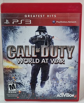 Call Of Duty World At War - PS3 (Mídia Física) - USADO