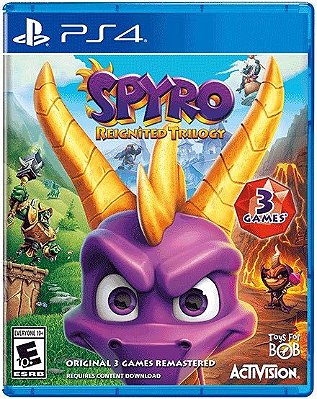 Spyro Reignited Trilogy - PS4 (Mídia Física)