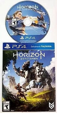 Horizon Zero Dawn (Cartonado - Inglês) - PS4 (Mídia Física) - USADO