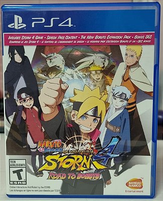 Naruto Ultimate Ninja Storm 4 Road To Boruto - PS4 (Mídia Física) - USADO