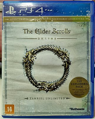 The Elder Scrolls Online  -PS4 (Mídia Física) - USADO