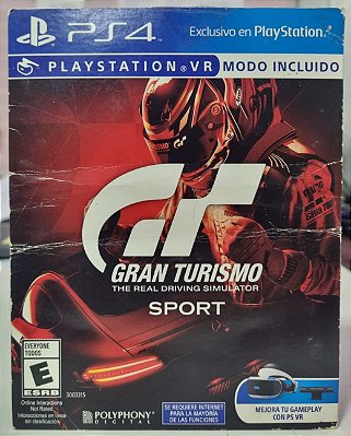 Gran Turismo Sport (Cartonado) - PS4 (Mídia Física) - USADO