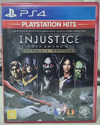 Injustice Gods Among Us - PS4 (Mídia Física) - USADO