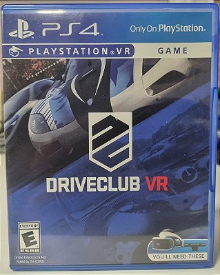 Driveclub VR - PS4 (Mídia Física) - USADO