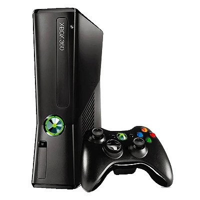 Console Xbox 360 Slim, 4GB, 1 Controle, Microsoft, USADO (Em Perfeito Funcionamento)