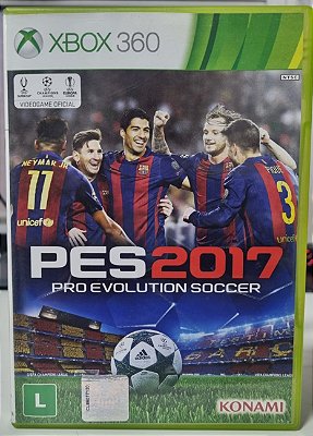 PES 2017 - XBOX 360 (Mídia Física) - USADO