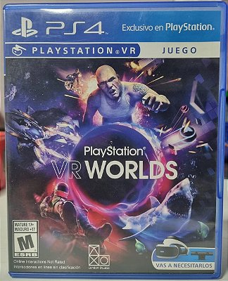 Playstation VR Worlds - PS4 (Mídia Física) - USADO