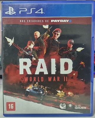 Raid World War 2 - PS4 (Mídia Física) - USADO